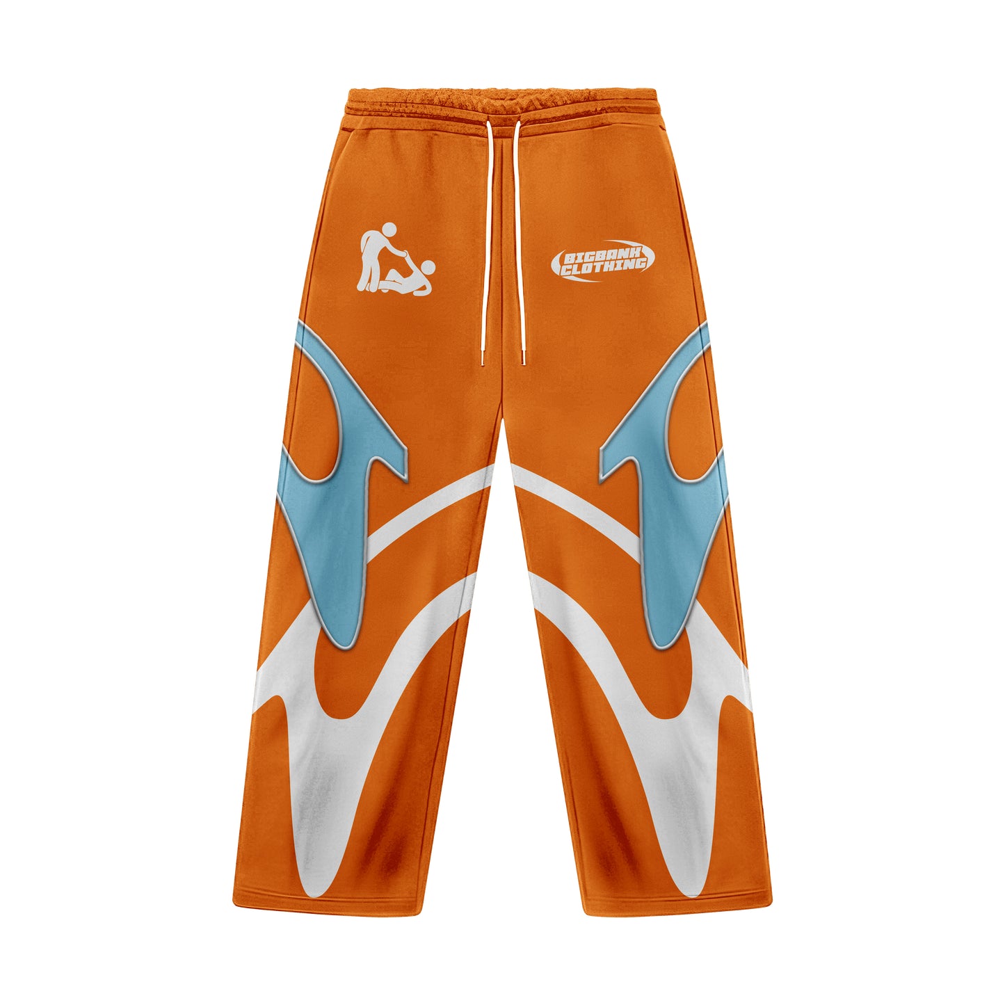 ORANGE NYLON TRACKSUIT